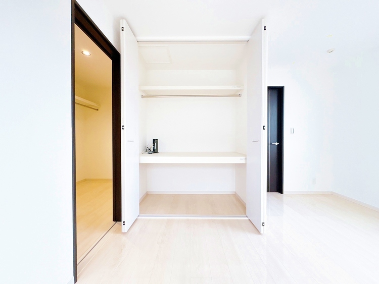 収納 暮らし心地を大きく左右する収納を、適材適所に配置し使い勝手を考慮しました。