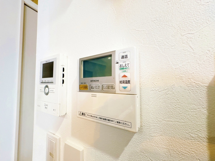 設備 見やすい画面で操作しやすい給湯パネルです。