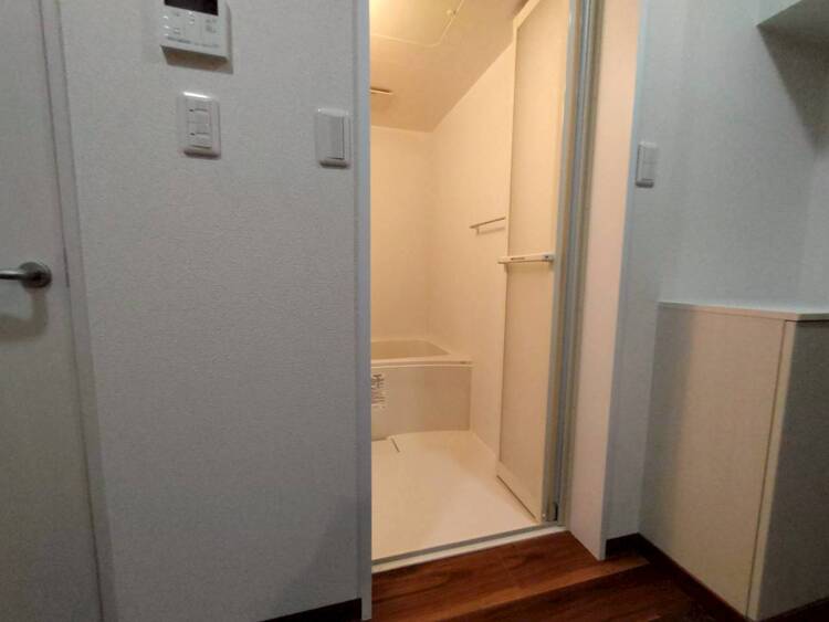 その他 十分な広さの脱衣所。