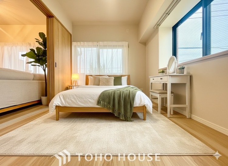 内装 【PRIVATE ROOM】◆快適◆な暮らしに不可欠な収納スペース。快適さとともに思い出も詰まっていく。※配置してある家具や小物はCGによるイメージ画像です。