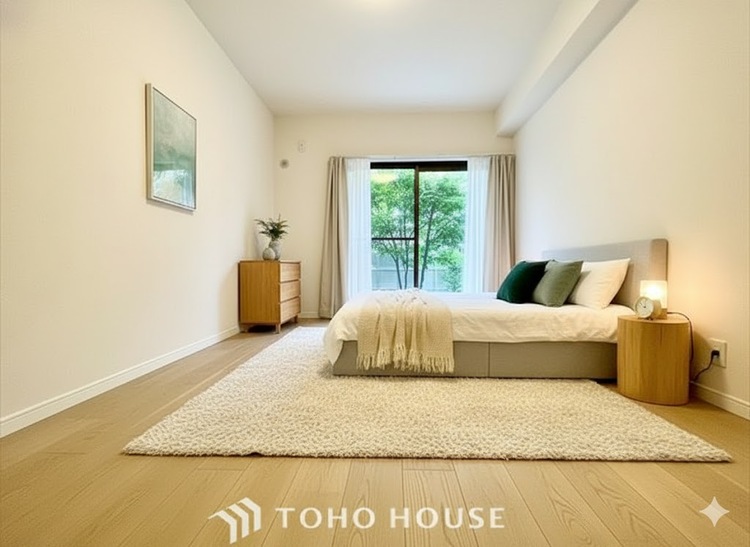 内装 【PRIVATE ROOM】◆快適◆な暮らしに不可欠な収納スペース。快適さとともに思い出も詰まっていく。＊配置してある家具や小物はCGによるイメージ画像です。