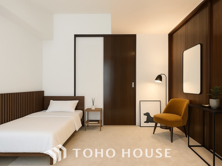 内装 【PRIVATE ROOM】◆属毛離裏◆子は父を手本とし、母に愛育されて成長する。家族の深い繋がり。いつまでも大切にしたい。※この画像の家具の配置には、CGによる加工を施しております。