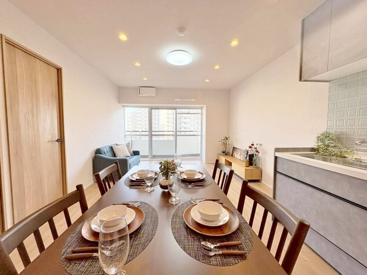 居間 ひとつひとつの空間に宿した機能性、そして美意識。