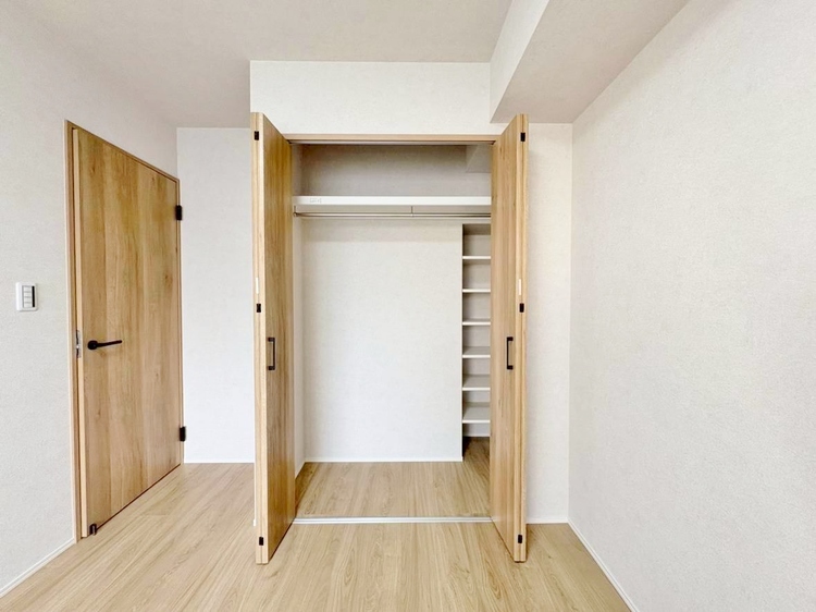 収納 居室にはクローゼットがあり、荷物もスッキリ収納して快適にお過ごしいただけます。