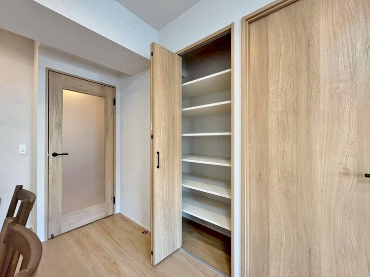 収納 暮らし心地を大きく左右する収納を、適材適所に配置し使い勝手を考慮しました。