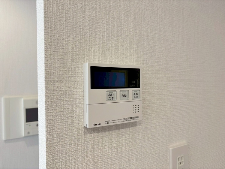 設備 見やすい画面で操作しやすい給湯パネルです。