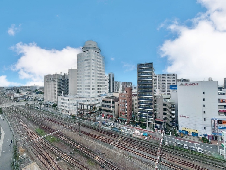 バルコニー 頬をなでる、優しい風を感じることが出来ます。