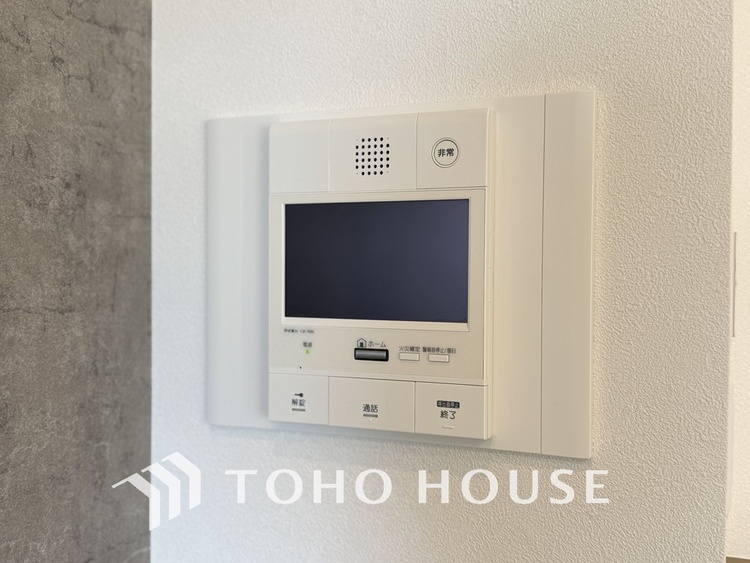 その他 来客が一目でわかるモニター付きインターホン