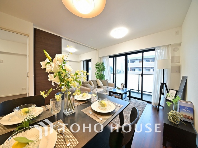 内装 ゆったりとくつろげる上質なリビングダイニング