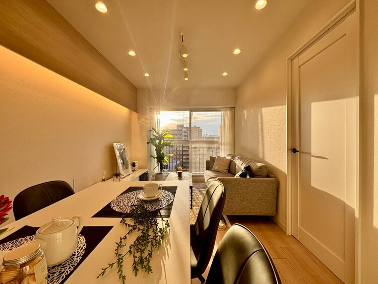 居間 「空間が織り成すひとつ先の住み心地」を演出します。