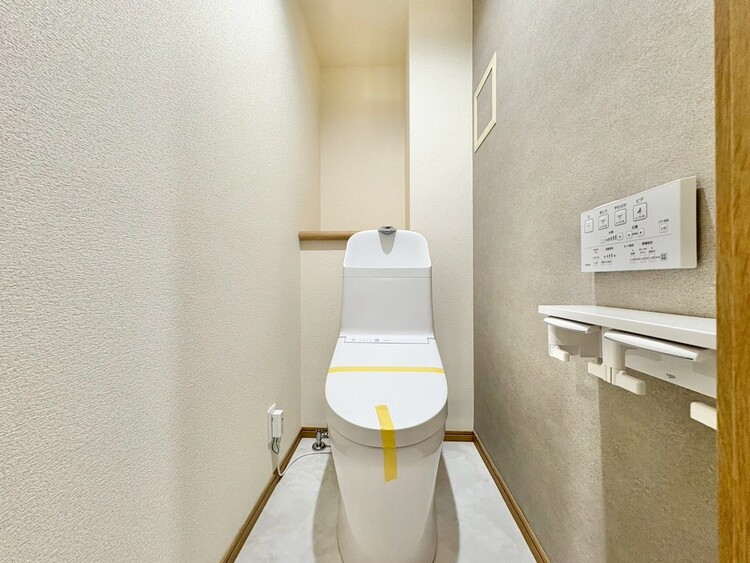 トイレ 暮らしの中のさりげないひとときの快適さにも、こだわりを、持って設備を配しております。