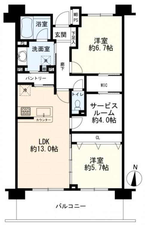間取り ２ＳＬＤＫ