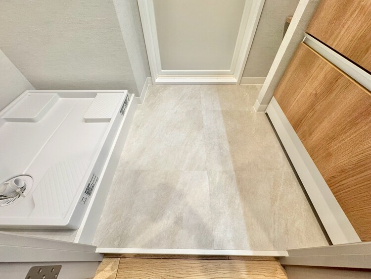 その他 十分な広さの脱衣所。