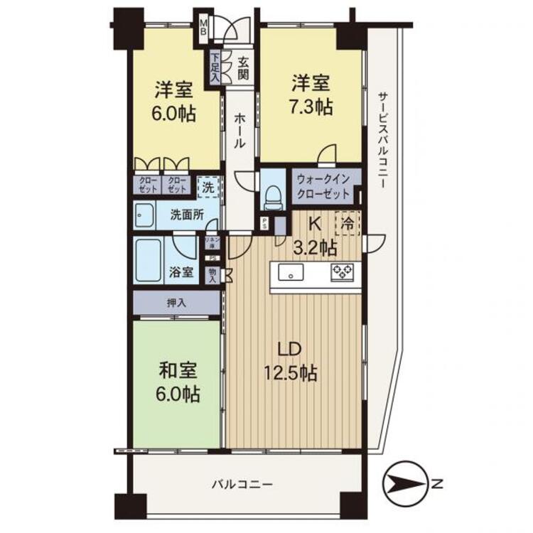 間取り ペットが飼育できるお部屋です。リフォームもされておりますので中を見に来てください！