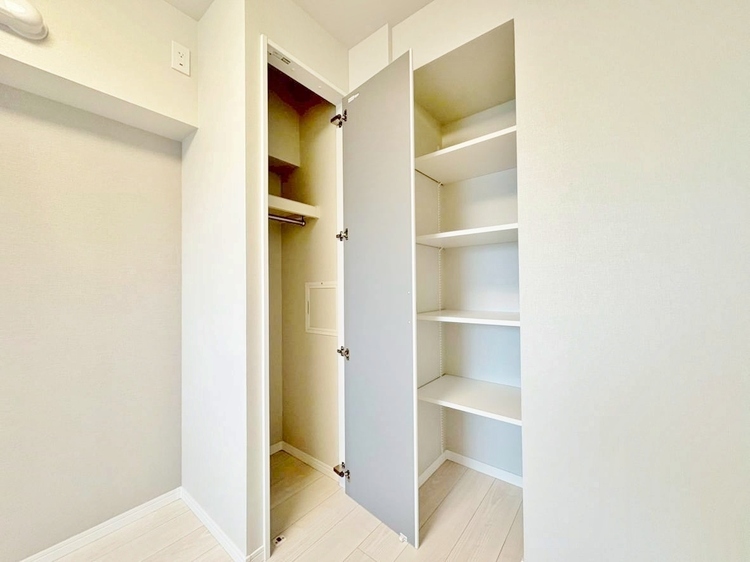 収納 居室にはクローゼットがあり、荷物もスッキリ収納して快適にお過ごしいただけます。