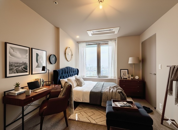 内装 ＊配置してある家具や小物はCGによるイメージ画像です。【PRIVATE ROOM】◆快適◆な暮らしに不可欠な収納スペース。