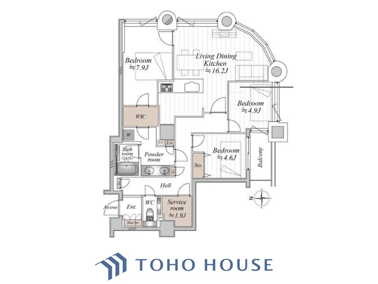 間取り ほぼ新築2025年6月。空間演出に拘り整然とセンス良く纏められた室内は最高の癒し空間でなければなりません。そこで暮らす方々のことを考え抜き、そして造りこんだ空間は極上の癒しを提供してくれます。
