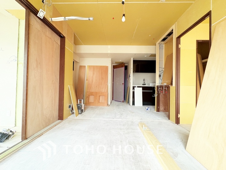 内装 【改装中】【LIVING】◆simple is best◆無駄のない綺麗なつくりのリビングルームであなただけの暮らしを。