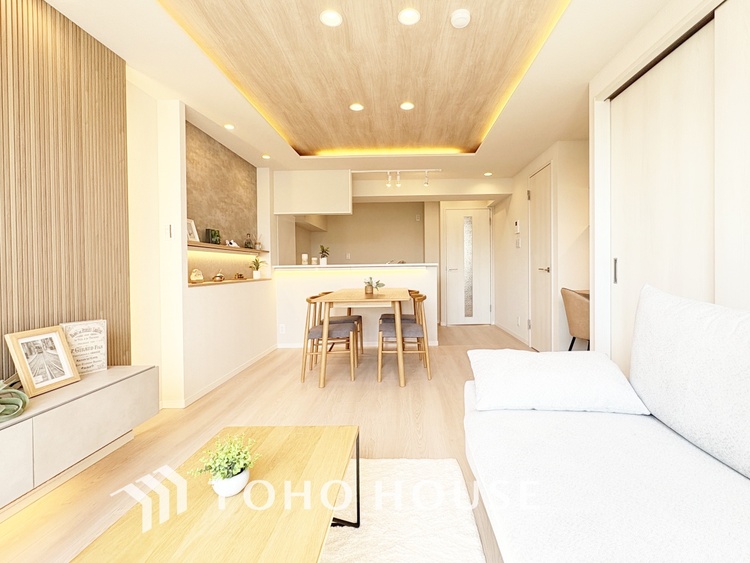 内装 【LIVING】◆家族◆愛する家族を一目で見渡せる。家族が集う空間。永遠に続く幸せな毎日を、ここで。