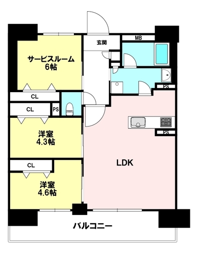 ディモア三国レジデンスの物件画像