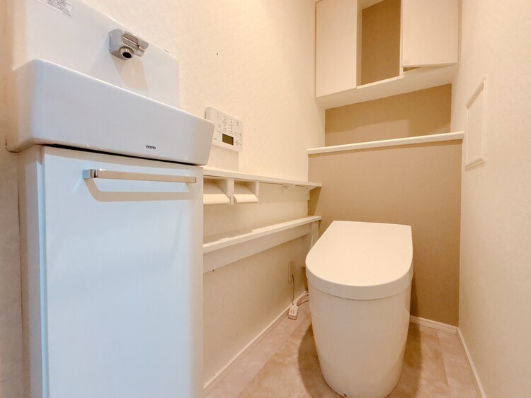 トイレ 暮らしの中のさりげないひとときの快適さにも、こだわりを、持って設備を配しております。