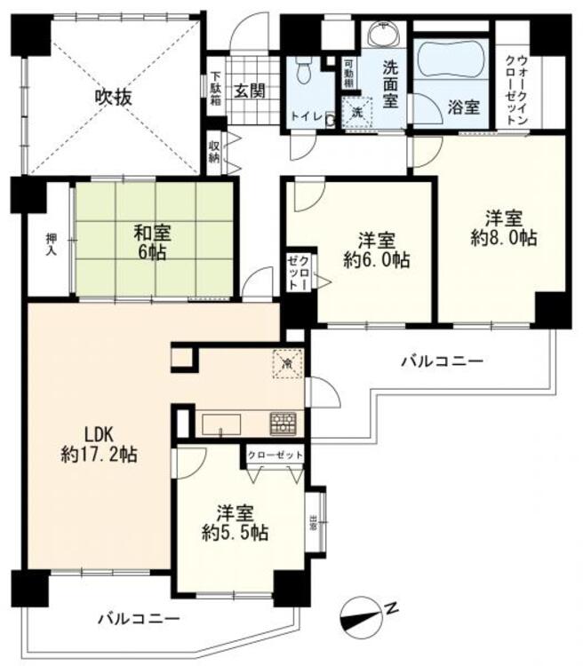 間取り ４ＬＤＫ