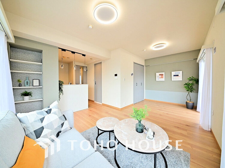 内装 ゆったりとくつろげる上質なリビングダイニング