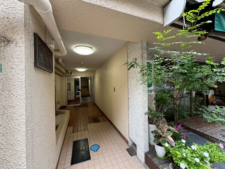 エントランス 綺麗に整備されており、行き届いた管理体制をうかがわせます。