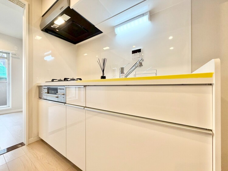 キッチン 開放感のあるキッチンスペース。調理をしながら、会話も弾みそうですね。