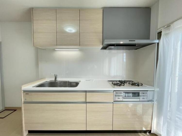 キッチン 作業スペースがしっかりあり毎日のお料理が快適なキッチンです