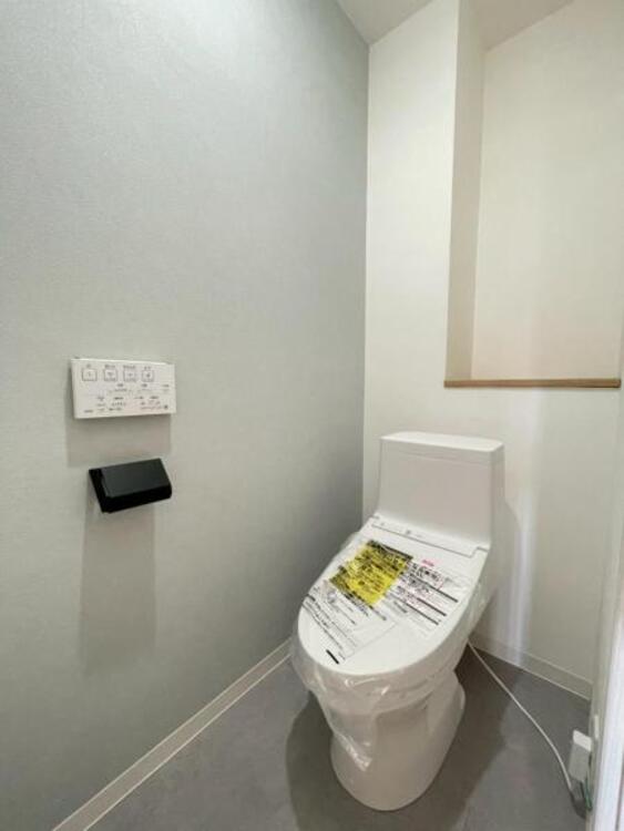 トイレ 毎日使うトイレは落ち着きと清潔感のあるデザイン