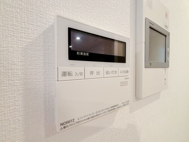 設備 見やすい画面で操作しやすい給湯パネルです。