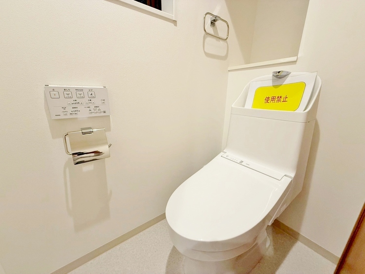 トイレ 暮らしの中のさりげないひとときの快適さにも、こだわりを、持って設備を配しております。