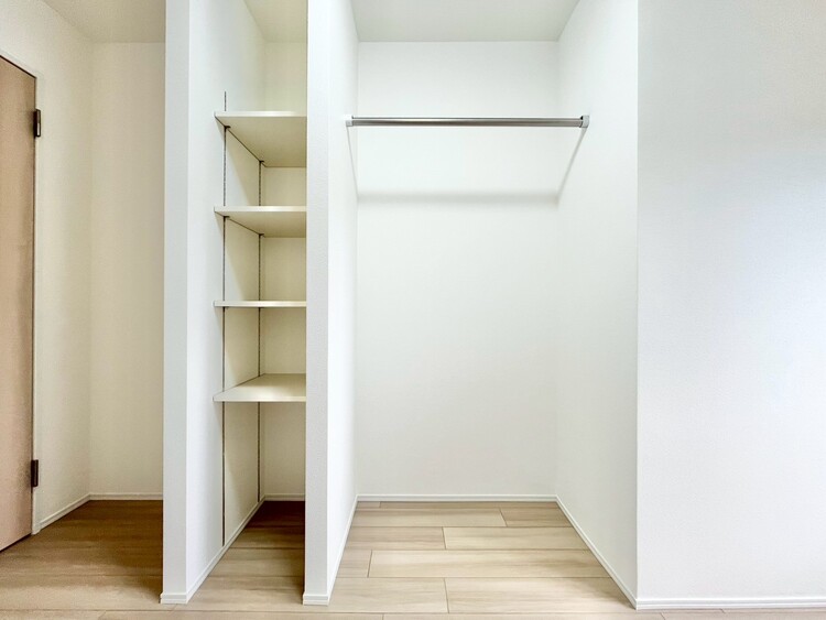 収納 暮らし心地を大きく左右する収納を、適材適所に配置し使い勝手を考慮しました。