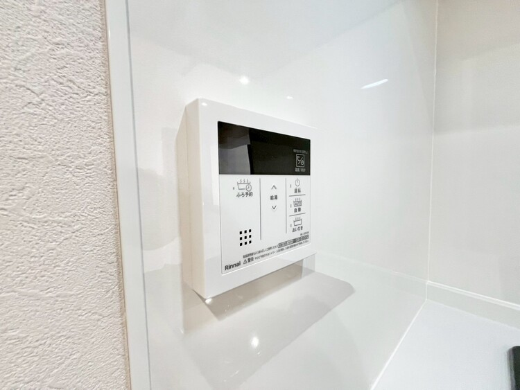 設備 見やすい画面で操作しやすい給湯パネルです。