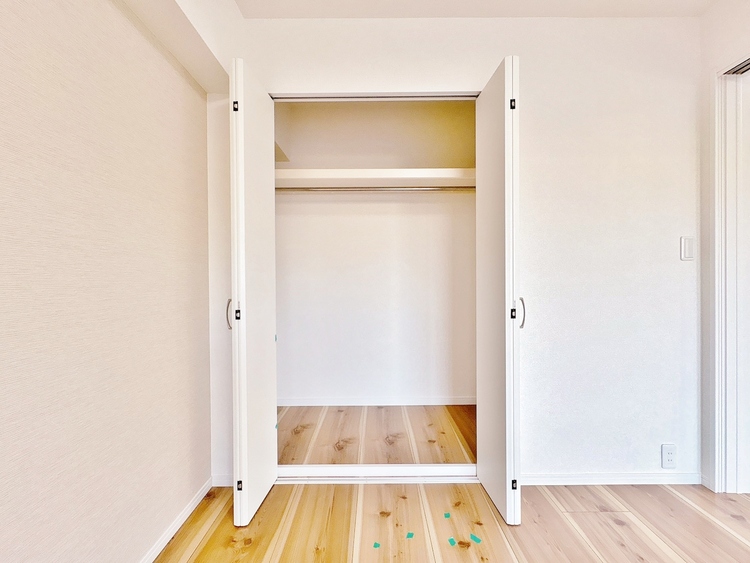 収納 居室にはクローゼットがあり、荷物もスッキリ収納して快適にお過ごしいただけます。
