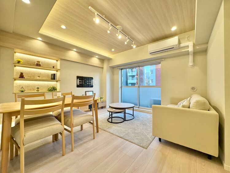 居間 豊かな居住性と、安心感を満たすクオリティが見事に調和した住空間。