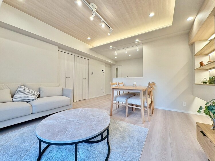 居間 ひとつひとつの空間に宿した機能性、そして美意識。