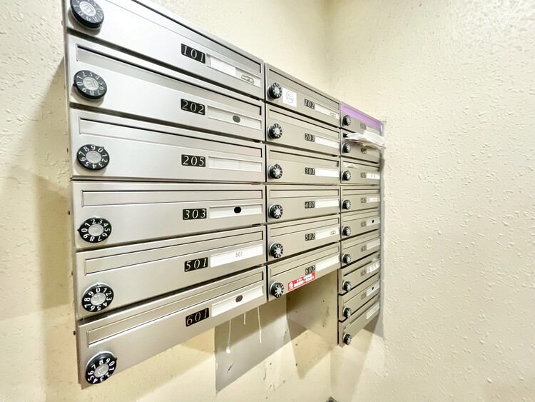 設備 郵便受けも、きちんと管理されています。