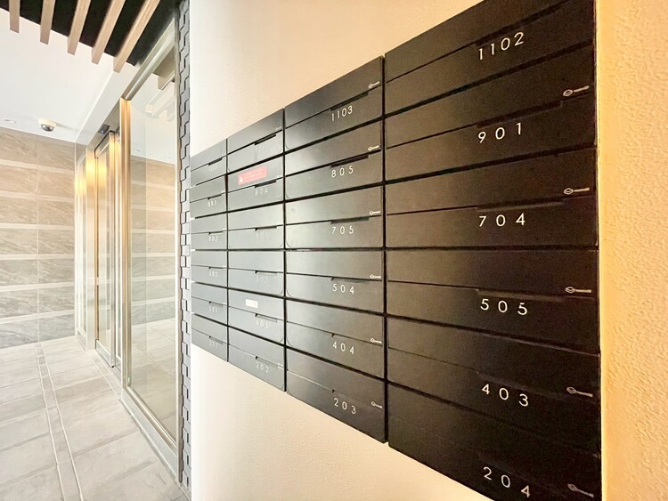 設備 郵便受けも、きちんと管理されています。