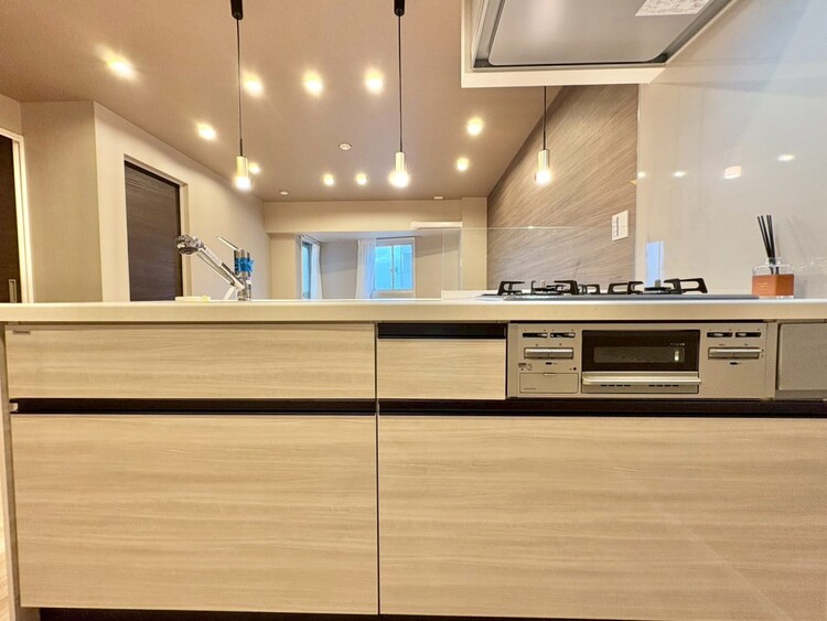 キッチン 使いやすくスタイリッシュなキッチン空間になっております。