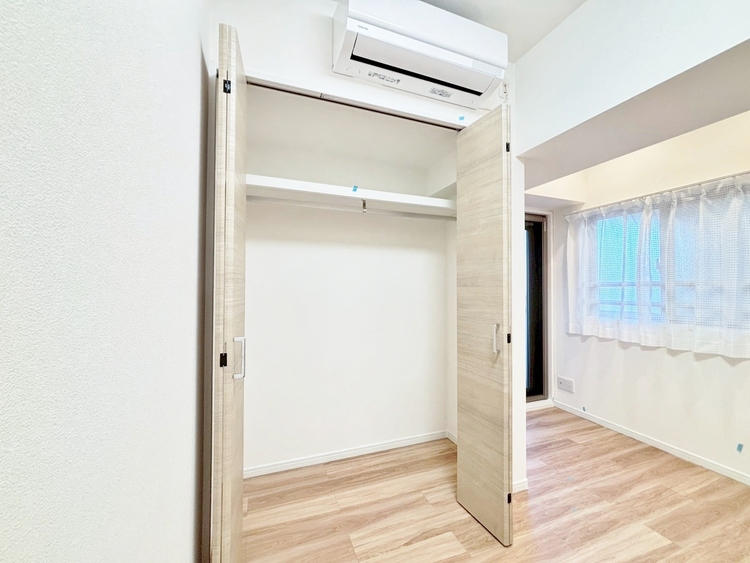 収納 居室にはクローゼットがあり、荷物もスッキリ収納して快適にお過ごしいただけます。