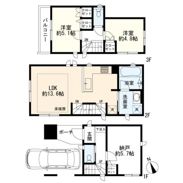 間取り ２ＳＬＤＫ