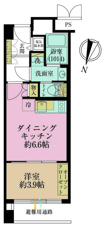 その他 1DK、専有面積28.08m2
