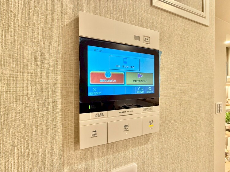 その他 誰が来てもわかる様にモニター付きインターホンを設置。