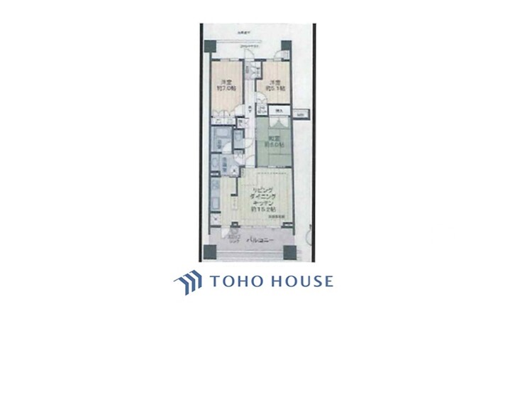 間取り ◆居心地のいい暮らし◆には欠かせない眩い採光。ゆったりとした幅の窓からこの空間に降り注ぐ採光が絶えない。明るいリビングこそ居心地のいい暮らしが待っているのだと思う。