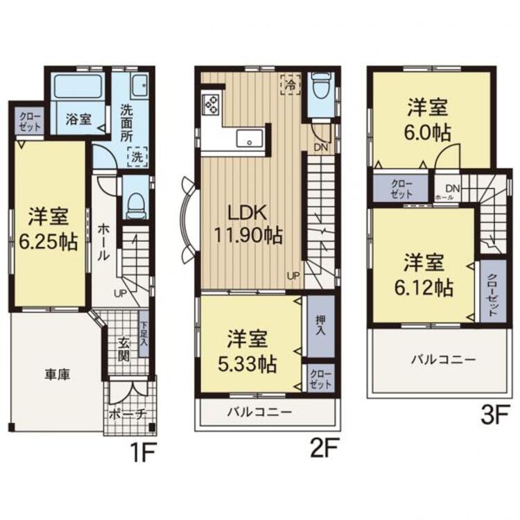 間取り 【間取り図】室内、綺麗にお使いです♪