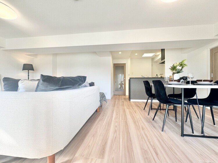 居間 「空間が織り成すひとつ先の住み心地」を演出します。