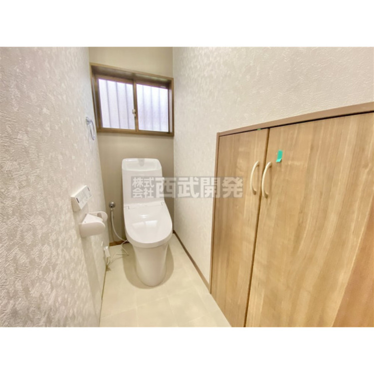 トイレ １Ｆ・２Ｆのトイレは温水洗浄便座付で毎日清潔・快適