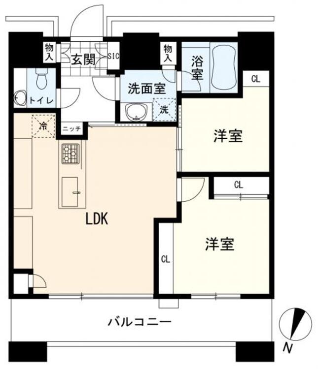 間取り ２ＬＤＫ